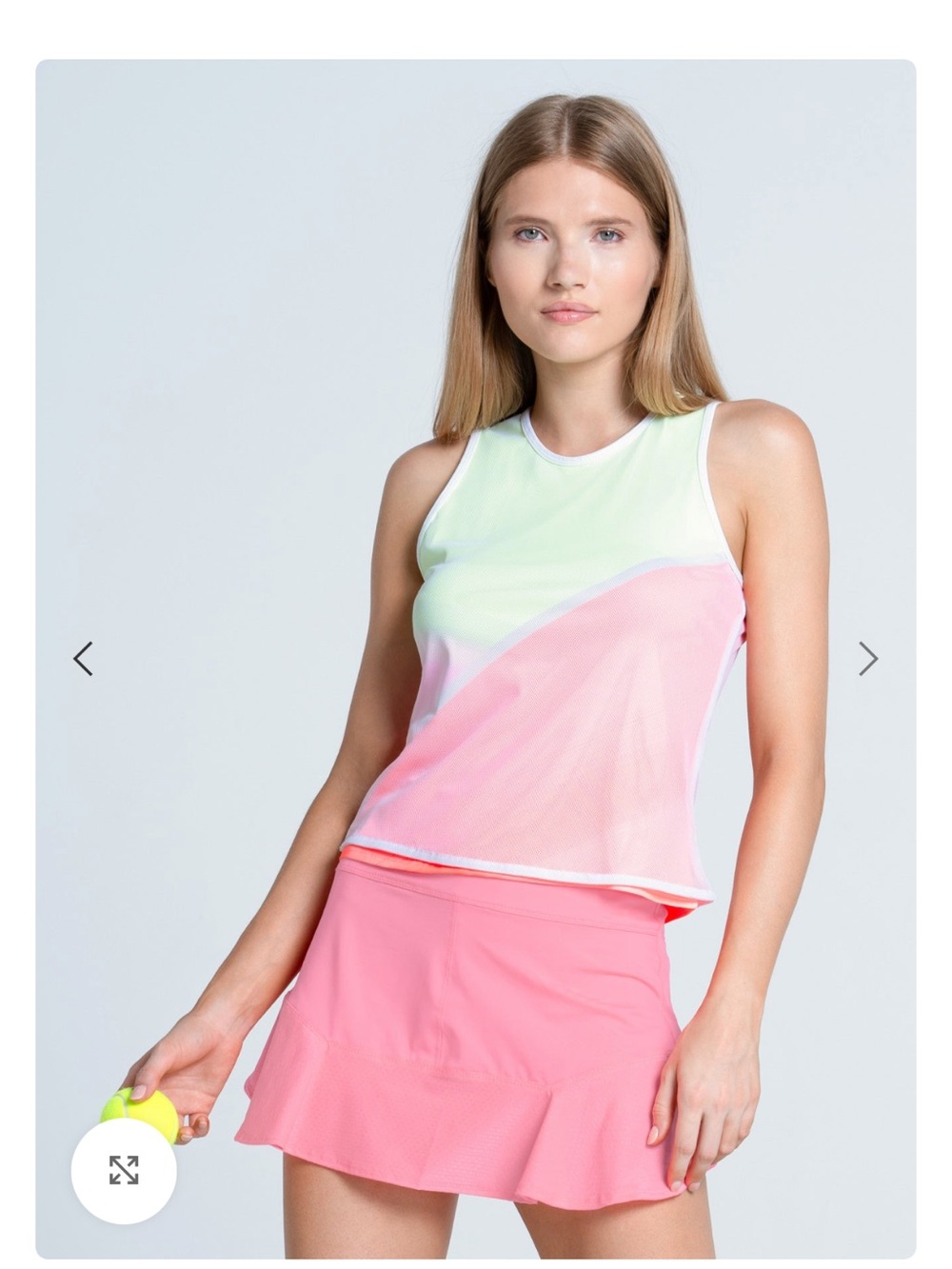 Lucky in Love sunset spin Tank
